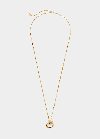 Charlotte Chesnais Round Trip Long Pendant Necklace In Gold