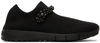 Jimmy Choo Verona Knit Crystal-strap Trainer Sneakers In Black