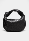 Bottega Veneta Jodie Teen Intrecciato Napa Shoulder Bag In Black