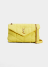 Saint Laurent Green Canvas Puffer Toy Crossbody Bag  Green  Donna Tu In Lemon P