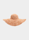 Sans Arcidet Summertime Straw Hat In Skin