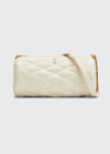 Saint Laurent Sade Ysl Medium Tube Shoulder Bag In 9207crema Soft