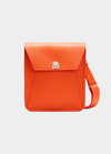 Akris Anouk Small Leather Messenger Bag In Zinnia