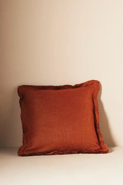 Anthropologie Luxe Linen Cushion