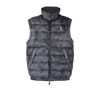 MONCLER GREY MORNANS TIE-DYE QUILTED GILET,0971A00039M187318796840
