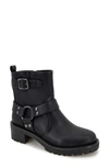 Reaction Kenneth Cole Beryl O-ring Harness Boot In Black Crocko
