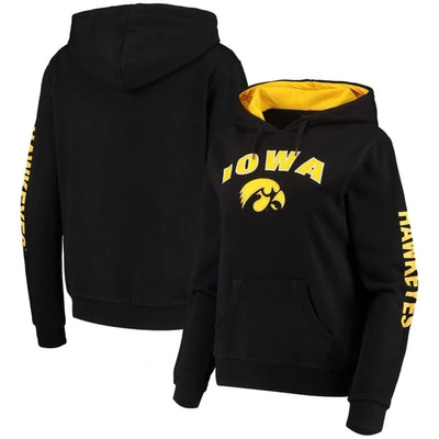 Colosseum Women's Black Colorado Buffaloes Loud And Proud Pullover Hoodie