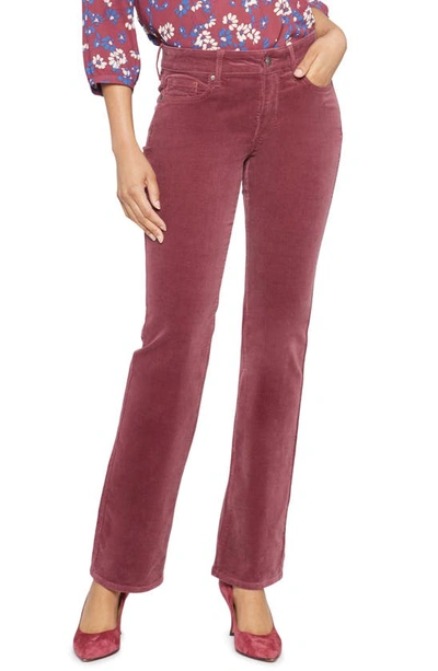 Nydj Marilyn Corduroy Straight Leg Pants In Multi