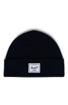 Herschel Supply Co Elmer Shallow Cuffed Beanie In Peacoat