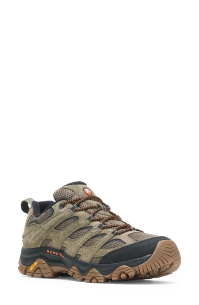 Merrell Moab 3 Waterproof Hiking Shoe In Olive/ Gum