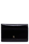 Hobo Jill Leather Trifold Wallet In Black