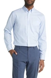 Nordstrom Trim Fit Non-iron Royal Oxford Solid Button-down Dress Shirt In Blue Azurite- White R Oxf