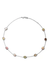 Ippolita Women's Confetti Sterling Silver & Brown Shell Short Station Necklace In Sterling Silver
