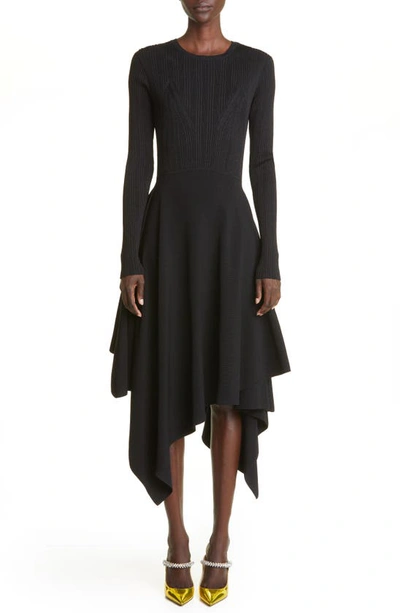 knee length dresses for ladies Lame Knit Dress with Bow