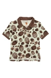 NASEBERRY LADYBUG PRINT ORGANIC COTTON POLO