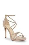 Jessica Simpson Jaeya Sandal In Gilded Gold