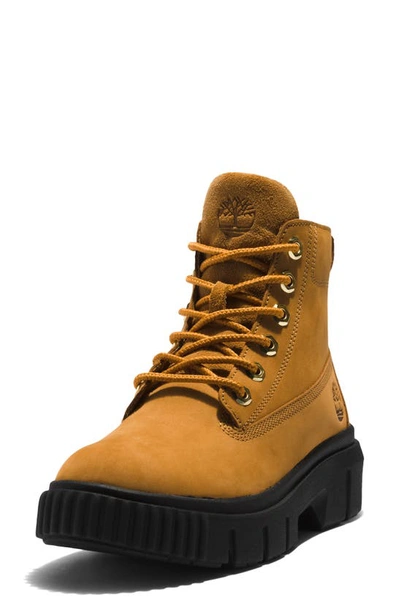 Timberland Greyfield Waterproof Leather Boot In Wheat Nubuck