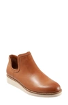 Softwalk Woodbury Leather Bootie In Brown