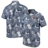TOMMY BAHAMA TOMMY BAHAMA NAVY CHICAGO BEARS COCONUT POINT PLAYA FLORAL ISLANDZONE BUTTON-UP SHIRT