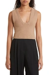 By Malene Birger Wione Wool Sweater Vest In Tan