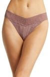 Hanky Panky Original-rise Thong In Artichoke Heart Purple