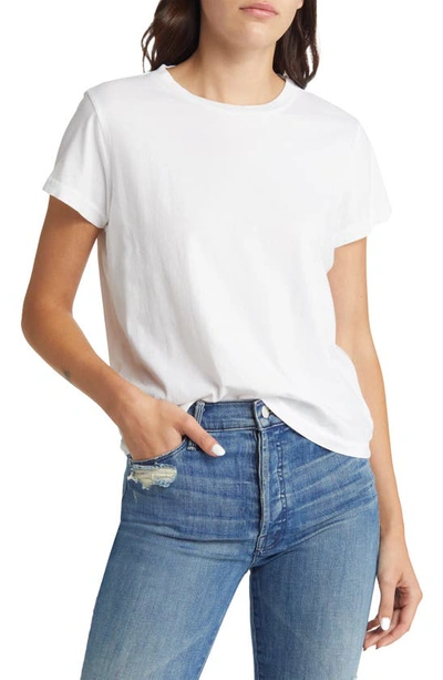 Mother Little Goodie Goodie Tee In White