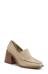 Vince Camuto Women's Segellis Block-heel Tailored Loafers Women's Shoes In Tortilla