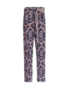 Etro Paisley Denim Trousers In Blu Navy