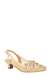 J. Reneé Strovanni Slingback Pump In Gold