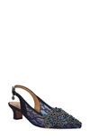 J. Reneé Strovanni Slingback Pump In Navy