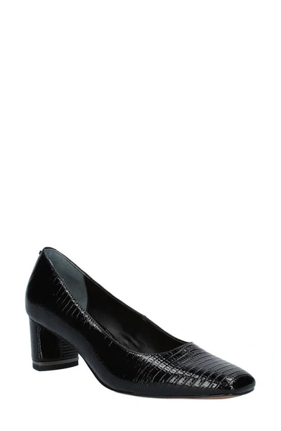 J. Reneé Olivienne Snakeskin Embossed Pump In Black