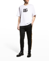 Dolce & Gabbana Men's Dg Logo T-shirt In Optical White