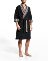 PAUL SMITH MEN'S ARTIST STRIPE TOWELLING DRESSING GOWN dressing gown