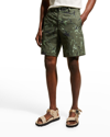 Rag & Bone Men's Perry Printed Ripstop Shorts In Army Floral