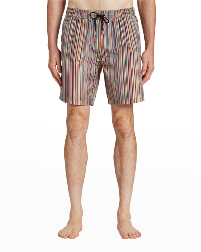 Paul Smith Mens Multistripe Short In Multicolour