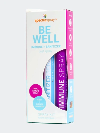 Spectraspray Be Well Immune Spray Kit With Hand Sanitizer (set Of 2)