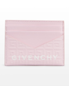 Givenchy G-essentials Monogram Card Case In Blossom Pink