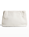 THE ROW BOURSE CLUTCH BAG IN CALF LEATHER