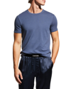 Tom Ford Men's Solid Stretch Jersey T-shirt In Dark Blue