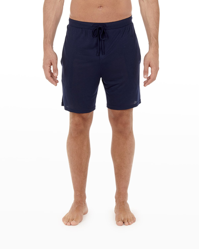 Hom Men's Cocooning Lounge Shorts In Navy