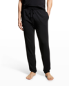 2(x)ist Men's Luxurious Modal Lounge Pants In 00101 - Black