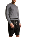 Ugg Men's Harland Fleece Pullover Sweatshirt In Charcoal