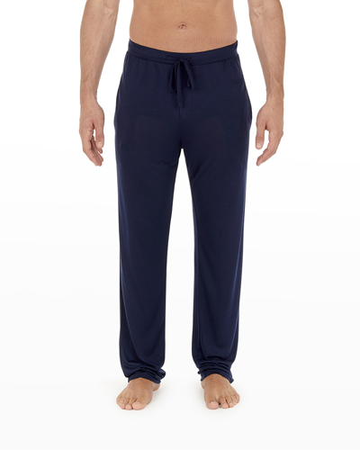 Hom Men's Cocooning Lounge Trousers In Navy