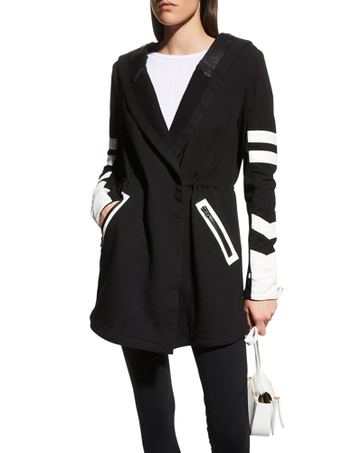 Blanc Noir Maitri Traveler Active Jacket In Black / White