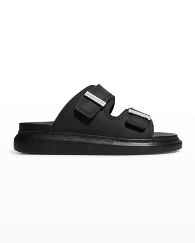 ALEXANDER MCQUEEN MEN'S HYBRID SLIDES