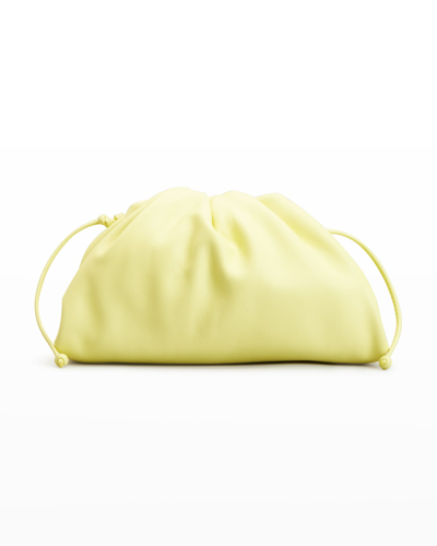 Bottega Veneta The Mini Pouch Clutch Bag In Lantern/gold