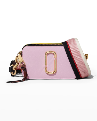 Marc Jacobs Snapchat Colorblock Camera Crossbody Bag In Pink Multi