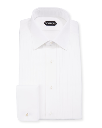Tom Ford Men's Formal Dress Shirt In White