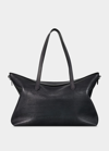 Berluti Men's Soft Leather Scritto Handbag In Nero/grigio