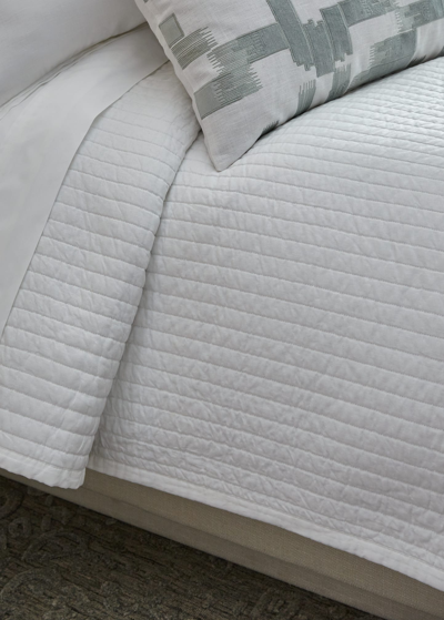 Lili Alessandra Mallorca Queen Coverlet In White